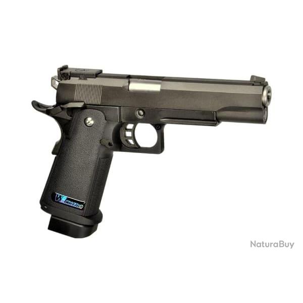WE Hi-Capa 5.1 Full Metal GBB - Black - Ref 10109206000
