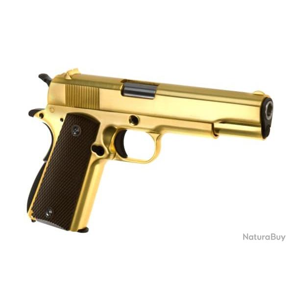 WE M1911 Full Metal GBB - Gold - Ref 10229440800