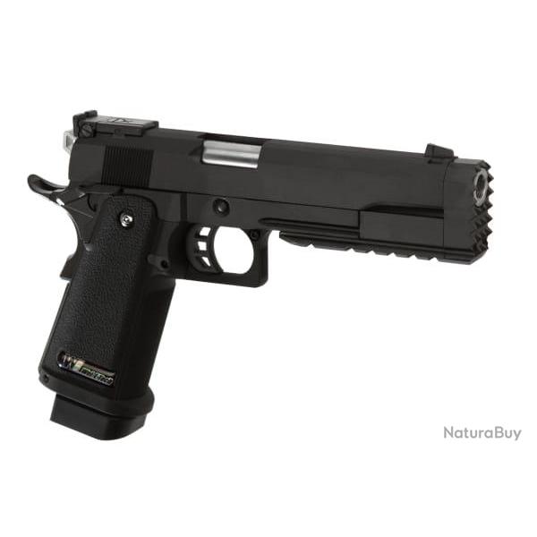 WE Hi-Capa 5.2 R Full Metal GBB - Black - Ref 10229706000