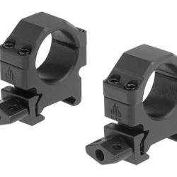 Leapers 25.4mm CNC Mount Rings Low - Black - Ref 10234106000