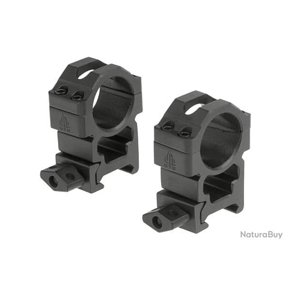 Leapers 25.4mm CNC Mount Rings High - Black - Ref 10234306000