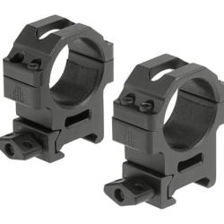 Leapers 30mm CNC Mount Rings Medium - Black - Ref 10234506000