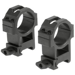 Leapers 30mm CNC Mount Rings High - Black - Ref 10234606000