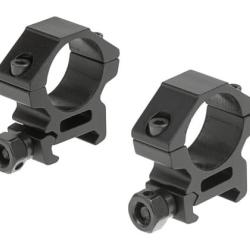 Leapers 25.4mm Mount Rings Low - Black - Ref 10235106000