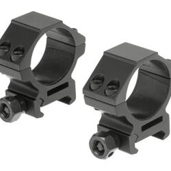Leapers 30mm Mount Rings Low - Black - Ref 10235206000