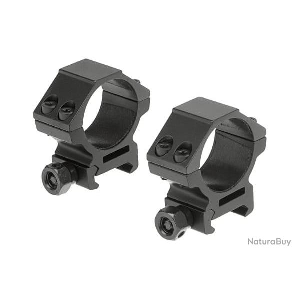 Leapers 30mm Mount Rings Low - Black - Ref 10235206000