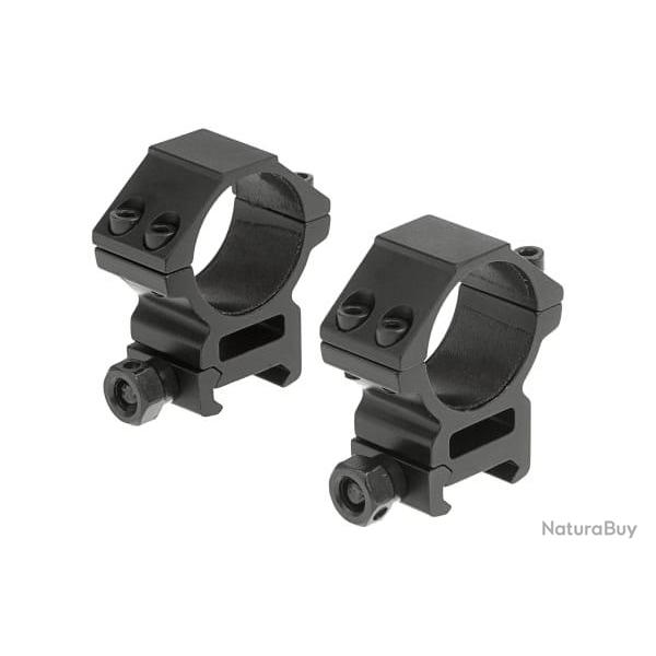 Leapers 30mm Mount Rings Medium - Black - Ref 10235306000