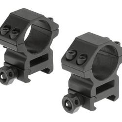 Leapers 25.4mm Mount Rings Medium - Black - Ref 10235806000