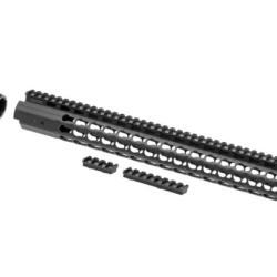 Leapers AR-15 15.3 Inch Super Slim Free Float Handguard Keymod - Black - Ref 10531106000