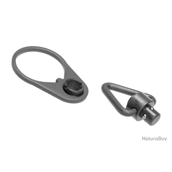 Ares End Plate QD Sling Mount with Sling Swivel - Ref 10577600000