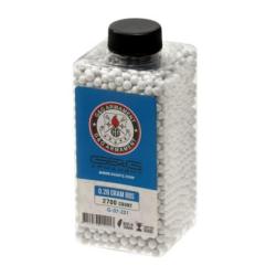 G&G 0.28g Perfect BBs 2700rds - White - Ref 10628200100
