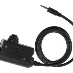 Earmor M51 Tactical PTT 3.5mm AUX - Black - Ref 10764106000