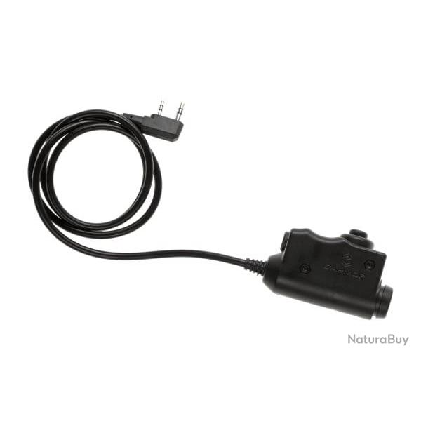 Earmor M51 Tactical PTT Kenwood - Black - Ref 10764306000