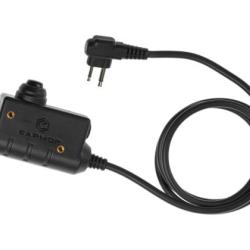 Earmor M51 Tactical PTT Motorola Two Pin - Black - Ref 10764506000