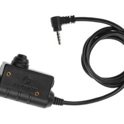 Earmor M51 Tactical PTT YEASU - Black - Ref 10764706000