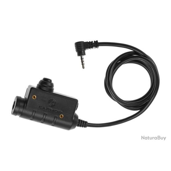 Earmor M51 Tactical PTT YEASU - Black - Ref 10764706000