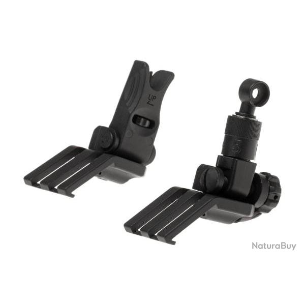 Ares Offset Flip-Up Sights Type A - Black - Ref 10834506000