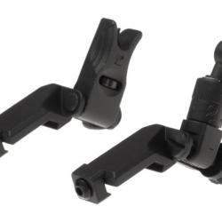 Ares Offset Flip-Up Sights Type B - Black - Ref 10834606000