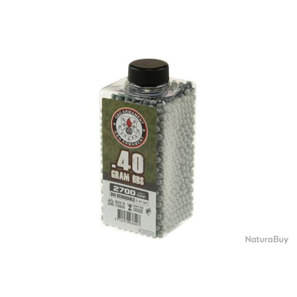 G&G 0.40g Bio Precision BBs 2700rds - Grey - Ref 10842310000