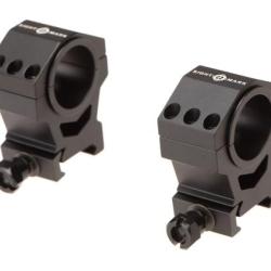 Sightmark 30mm / 25.4mm Tactical Mounting Rings - High Height - Black - Ref 11011106000