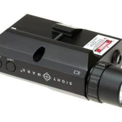 Sightmark LoPro Combo Flashlight VIS/IR and Green Laser - Black - Ref 11011906000