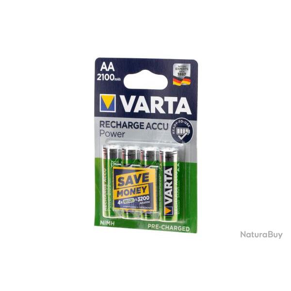 Varta AA Rechargable 2100mAh 4pcs - Ref 11038400000