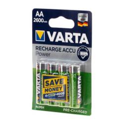 Varta AA Rechargable 2600mAh 4pcs - Ref 11038500000