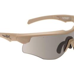 Wiley X WX Rogue Comm Smoke / Clear / Rust - Tan - Ref 11066132800
