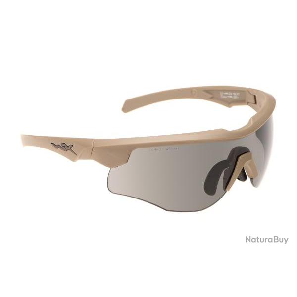 Wiley X WX Rogue Comm Smoke / Clear / Rust - Tan - Ref 11066132800