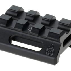 Leapers Universal Super Slim Riser Mount 3 Slot 0.50' - Black - Ref 11073806000