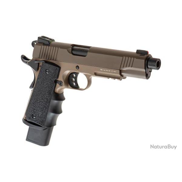Army Armament M1911 Extended Full Metal GBB - Desert - Ref 11090531000