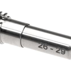 Maxx Model CNC Titanium Adjustable Air Seal Nozzle 26mm - 29mm for AEG - Ref 11181800000