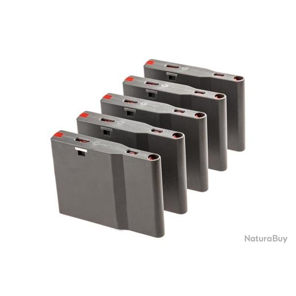Silverback SRS Light Magazine 25rds 5-pack - Wolf Grey - Ref 11299510100