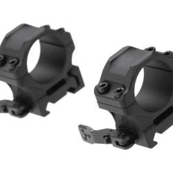 Leapers Accu-Sync QR 25.4mm Low Profile Rings - Black - Ref 11344106000
