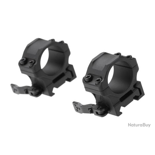 Leapers Accu-Sync QR 25.4mm Low Profile Rings - Black - Ref 11344106000