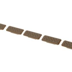 Strike Industries M-LOK V1 Cover 5pcs - Dark Earth - Ref 11363930900