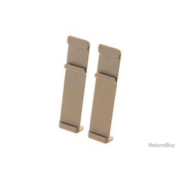 Laylax AEP Magazine Molle Holder 2pcs - Dark Earth - Ref 11742130900