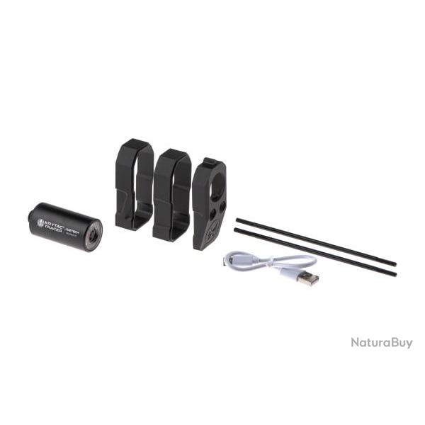 Krytac SilencerCo Maxim 9 Tracer Unit Kit - Black - Ref 11949106000