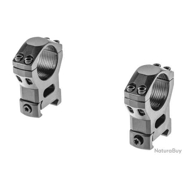 Leapers 25.4mm High Profile Steel Picatinny Rings - Black - Ref 12009706000