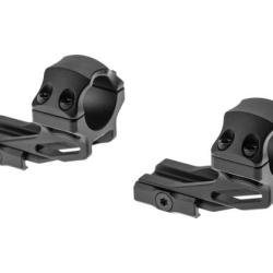 Leapers ACCU-SYNC 25.4 High Profile 37mm Offset Picatinny Rings - Black - Ref 12011006000