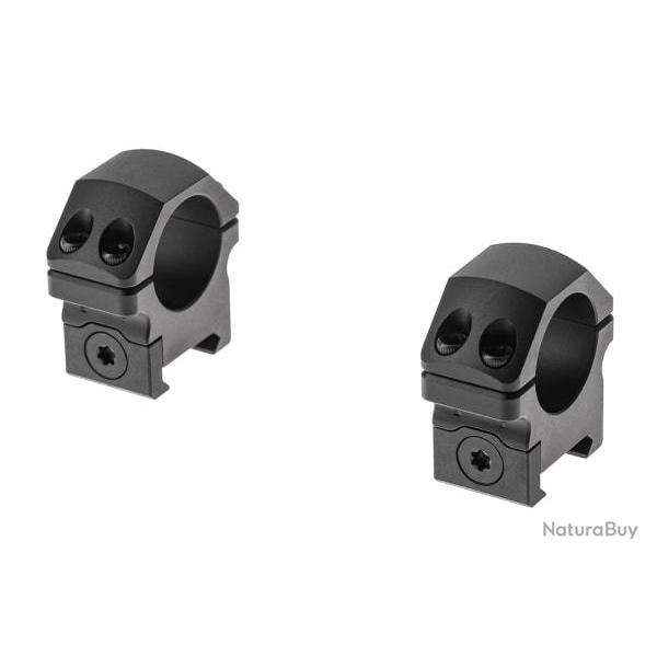 Leapers PRO 25.4mm Low Profile P.O.I. Picatinny Rails - Black - Ref 12014706000