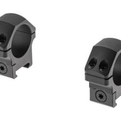 Leapers PRO 30mm Low Profile P.O.I. Picatinny Rings - Black - Ref 12015106000