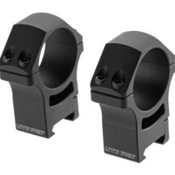 Leapers PRO 34mm High Profile P.O.I. Picatinny Rings - Black - Ref 12015306000
