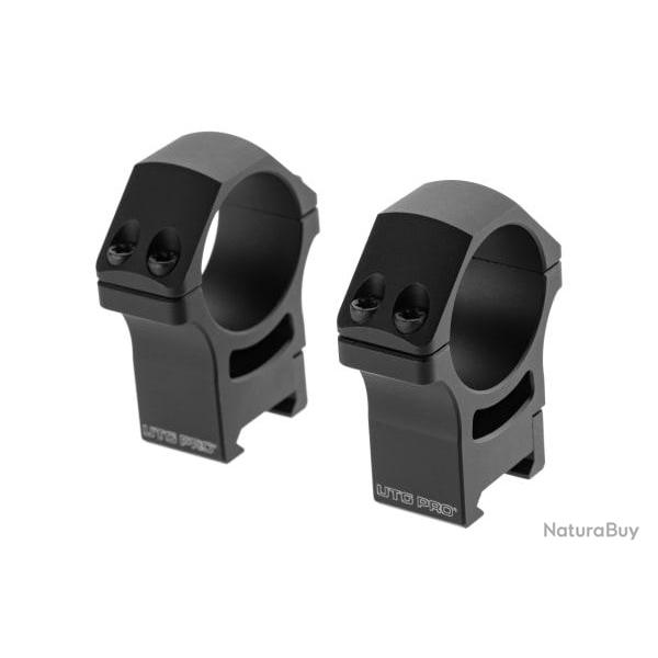 Leapers PRO 34mm High Profile P.O.I. Picatinny Rings - Black - Ref 12015306000
