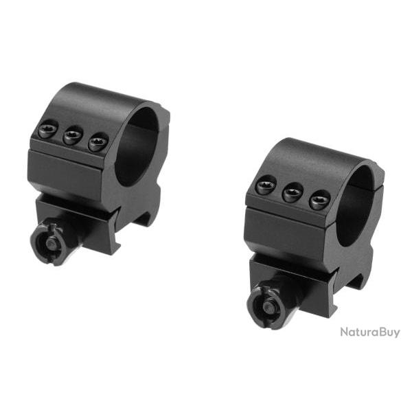 Primary Arms 1-Inch Tactical Rings Medium - Black - Ref 12200106000