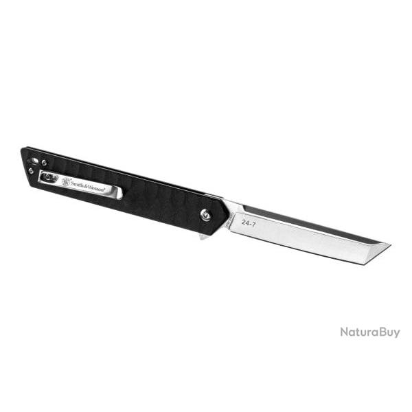 Smith & Wesson 24/7 Tanto Folder - Black - Ref 12414606000