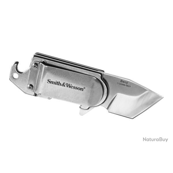 Smith & Wesson Benji Folding Knife - Black - Ref 12415206000