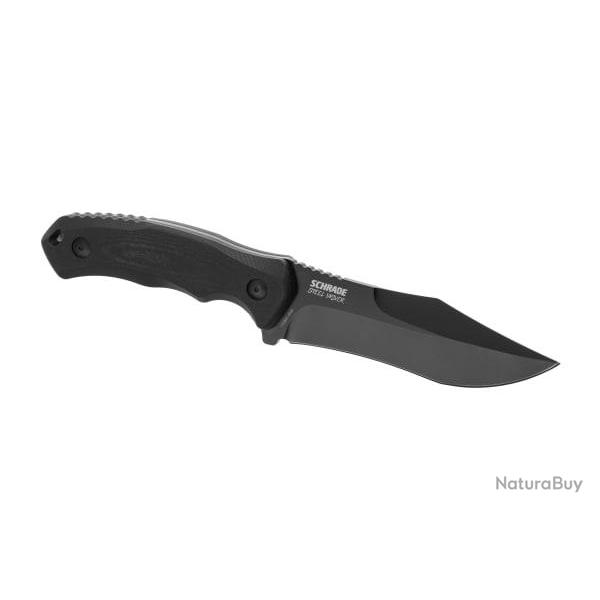 Schrade Steel Driver Fixed Knife - Black - Ref 12419206000