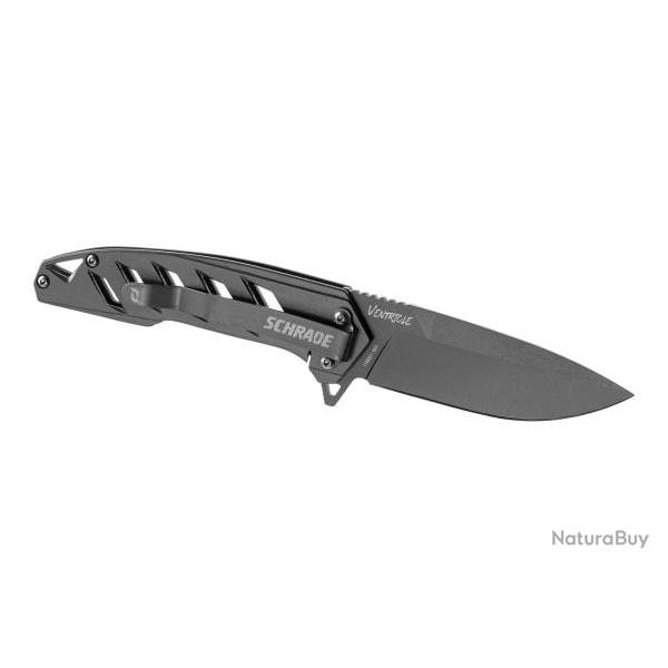 Schrade Ventricle Folder - Black - Ref 12419706000