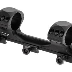 Vector Optics 30mm X-Accu One Piece 20 MOA Med Picatinny Mount - Black - Ref 12581306000